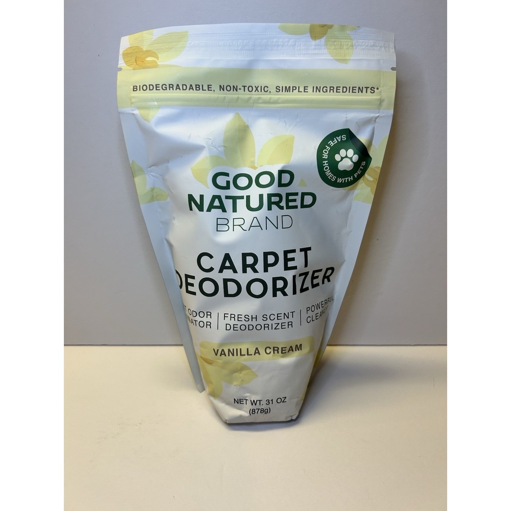 Good‎ Natured Brand Carpet Deodorizer Vanilla Cream 31 Oz Non-Toxic Pet Safe